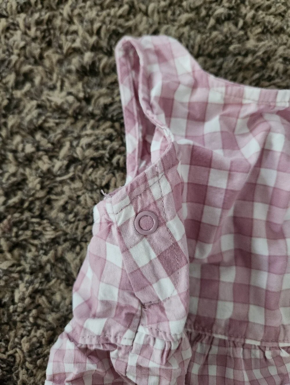 Carter's Purple Gingham Top